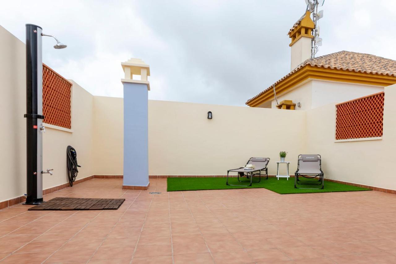 Apartamento Ático con terraza-solárium y piscina 4-6 personas WIFI A/C Roda Exterior foto